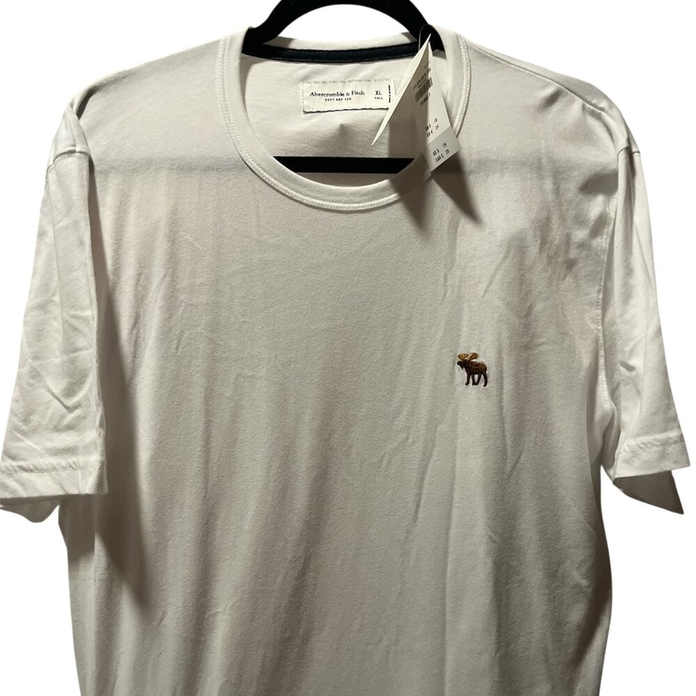 ABERCROMBIE & FITCH - NEW MENS T SHIRT - X LARGE - WHITE